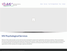 Tablet Screenshot of mvpsychology.com